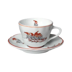 PORSGRUNDS PORSELÆNSFABRIK Porsgrunds Porselænsfabrik Nisseservise Kopp & Skål 15cl