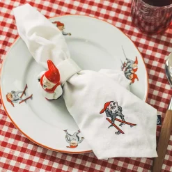 PORSGRUNDS PORSELÆNSFABRIK Porsgrunds Porselænsfabrik Nisseservise Serviett Tekstil 43x43cm 1stk