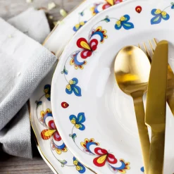 PORSGRUNDS PORSELÆNSFABRIK Porsgrunds Porselænsfabrik Bondemønster Tallerken Flat 27 cm