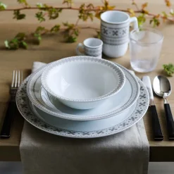 PORSGRUNDS PORSELÆNSFABRIK Porsgrunds Porselænsfabrik Ingrid Dyp Tallerken 23cm Grå