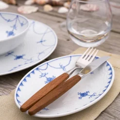 PORSGRUNDS PORSELÆNSFABRIK Porsgrunds Porselænsfabrik Bølge Strå Oval Asjett 19cm