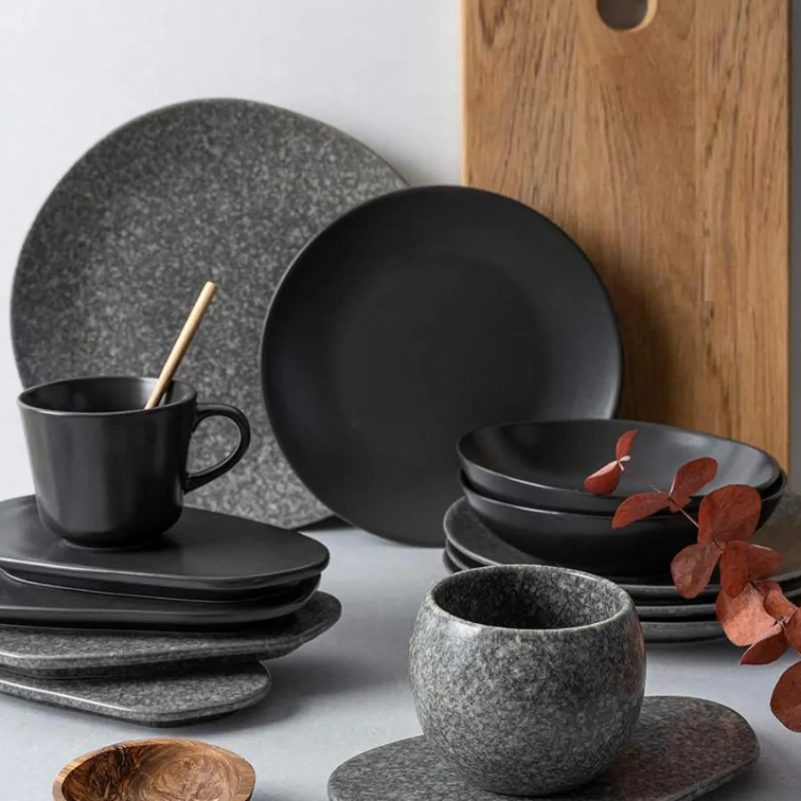 PORSGRUNDS PORSELÆNSFABRIK Porsgrunds Porselænsfabrik Natur Asjett 24cm Mørk Granitt