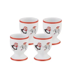 PORSGRUNDS PORSELÆNSFABRIK Porsgrunds Porselænsfabrik Nisseservise Eggeglass 4pk