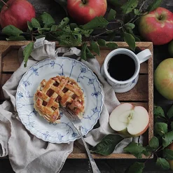 PORSGRUNDS PORSELÆNSFABRIK Porsgrunds Porselænsfabrik Bogstad Stråmønster Asjett 17,5 cm