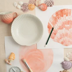 PORSGRUNDS PORSELÆNSFABRIK Porsgrunds Porselænsfabrik Kamskjell Dyp Tallerken 22cm Blek Sand