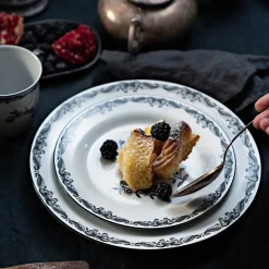 RÖRSTRAND Rørstrand Ostindia Svart Tallerken 21cm