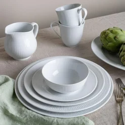 RÖRSTRAND Rörstrand Swedish Grace Snø Dyp Tallerken 25cm Hvit