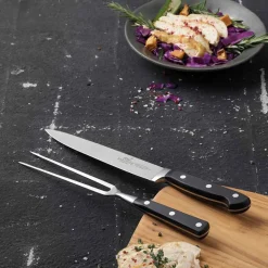 SABATIER Pluton Tranchèrsett 2 Deler Stål/Svart