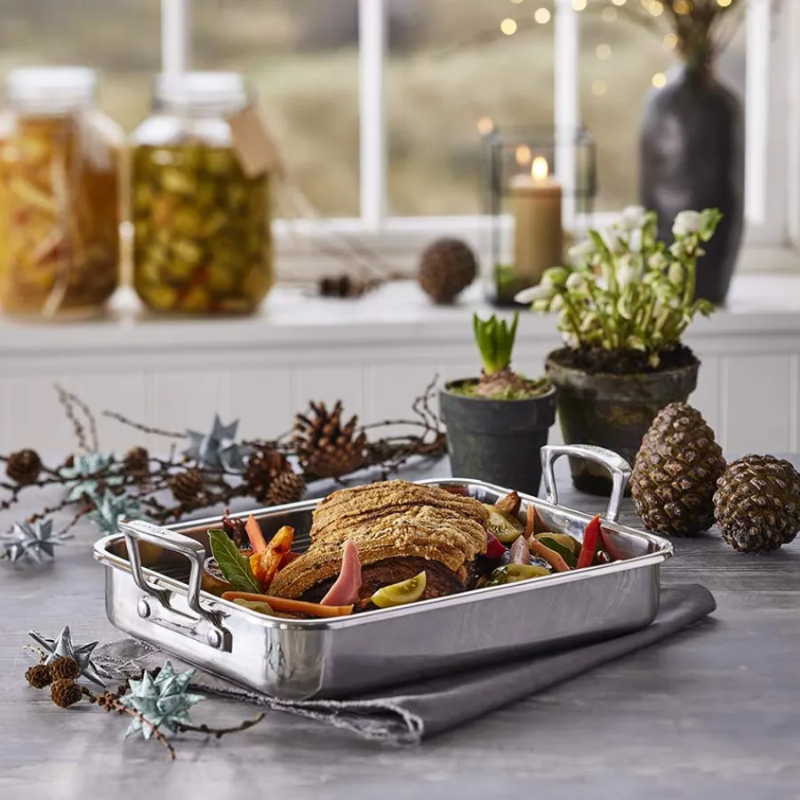 SCANPAN Impact Langpanne med Rist 5L