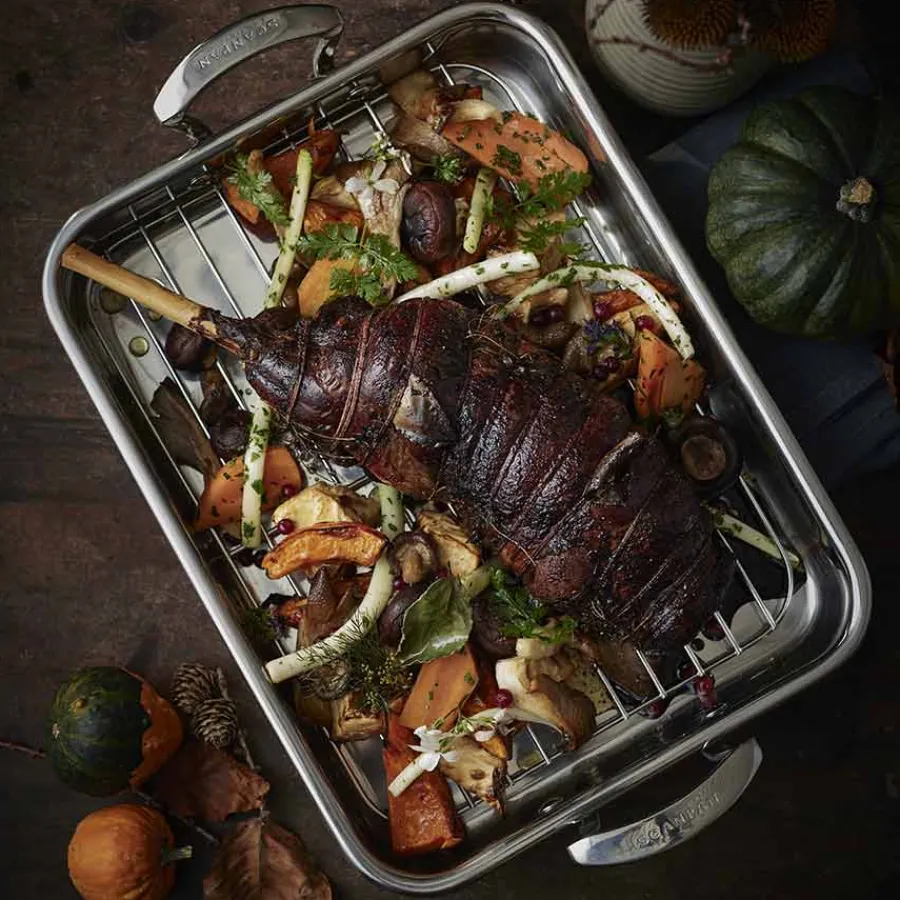 SCANPAN Impact Langpanne med Rist 5L