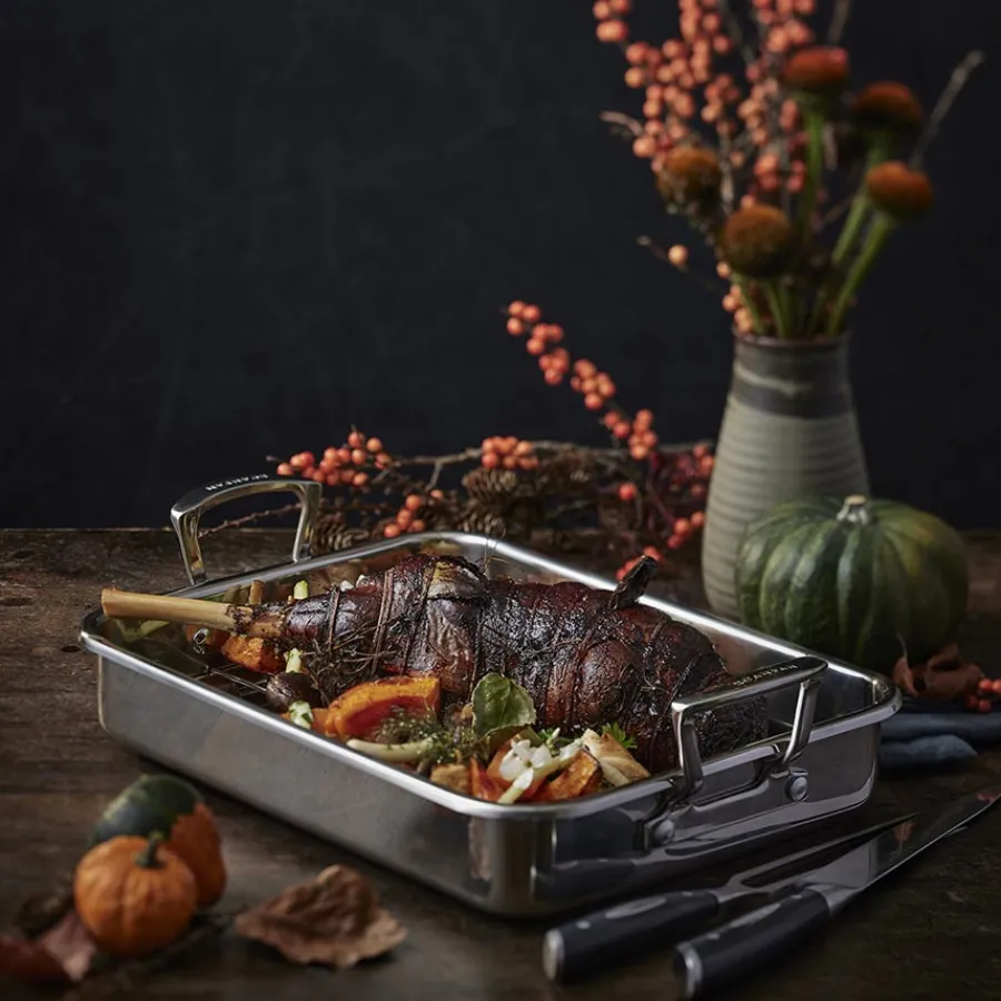 SCANPAN Impact Langpanne med Rist 5L