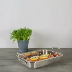 SCANPAN Impact Langpanne med Rist 5L