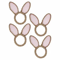 SEASONS Easter Collection Serviettring m/Kaninører 4pk Rosa