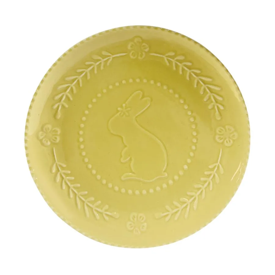 SEASONS Easter Collection Tallerken m/Hare 21cm Gul