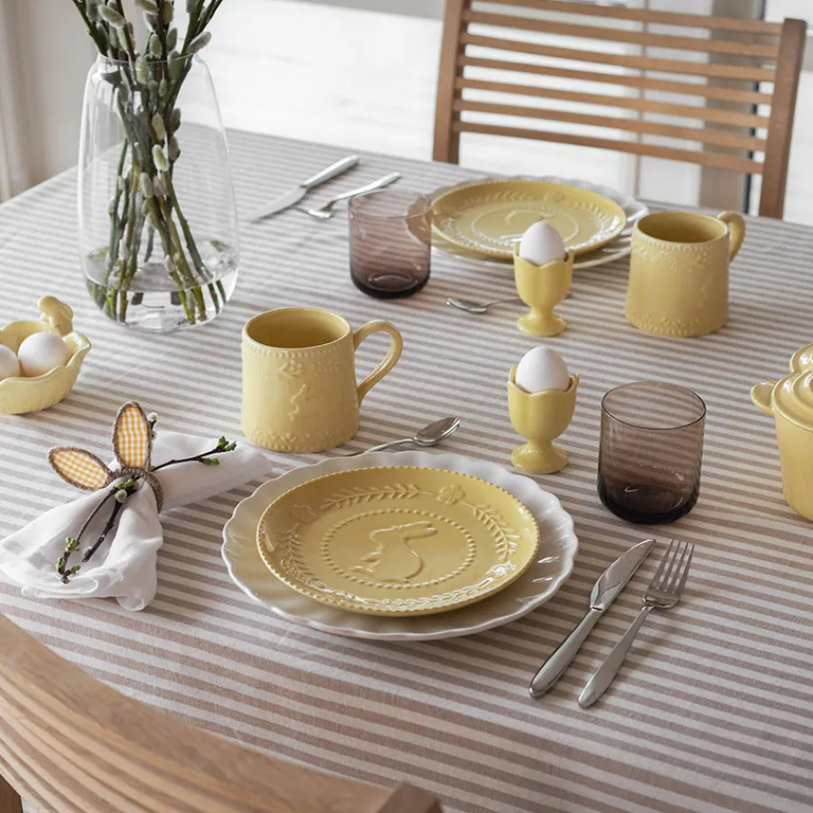 SEASONS Easter Collection Tallerken m/Hare 21cm Gul