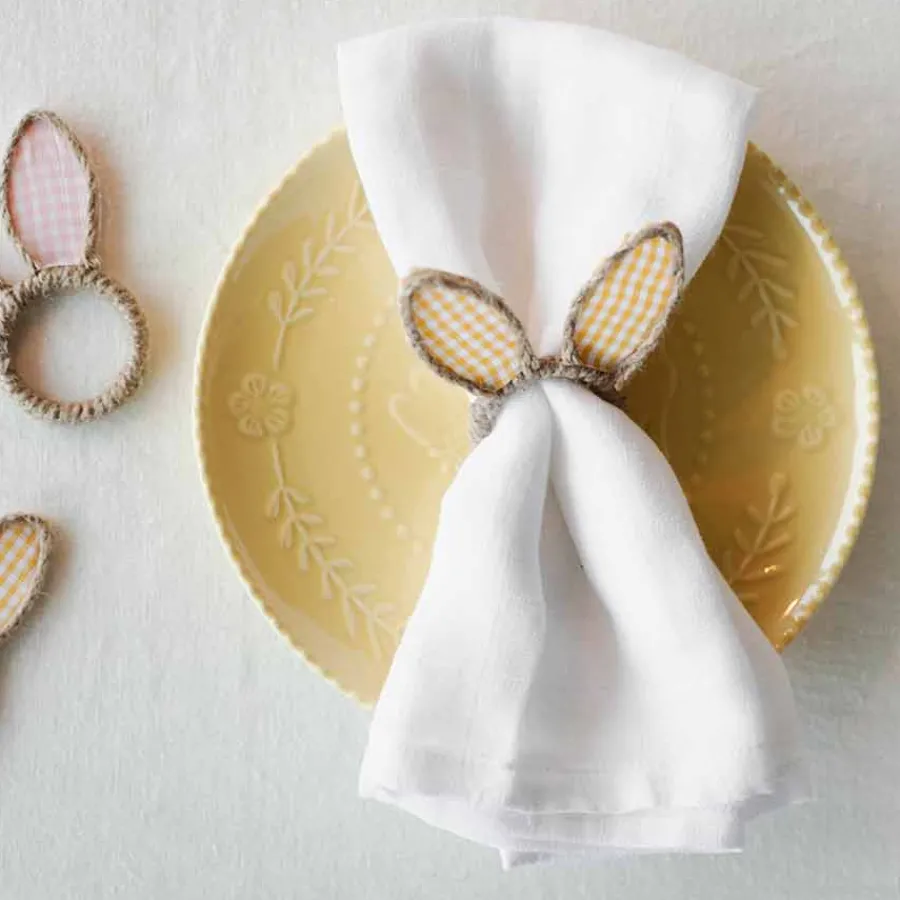 SEASONS Easter Collection Tallerken m/Hare 21cm Gul