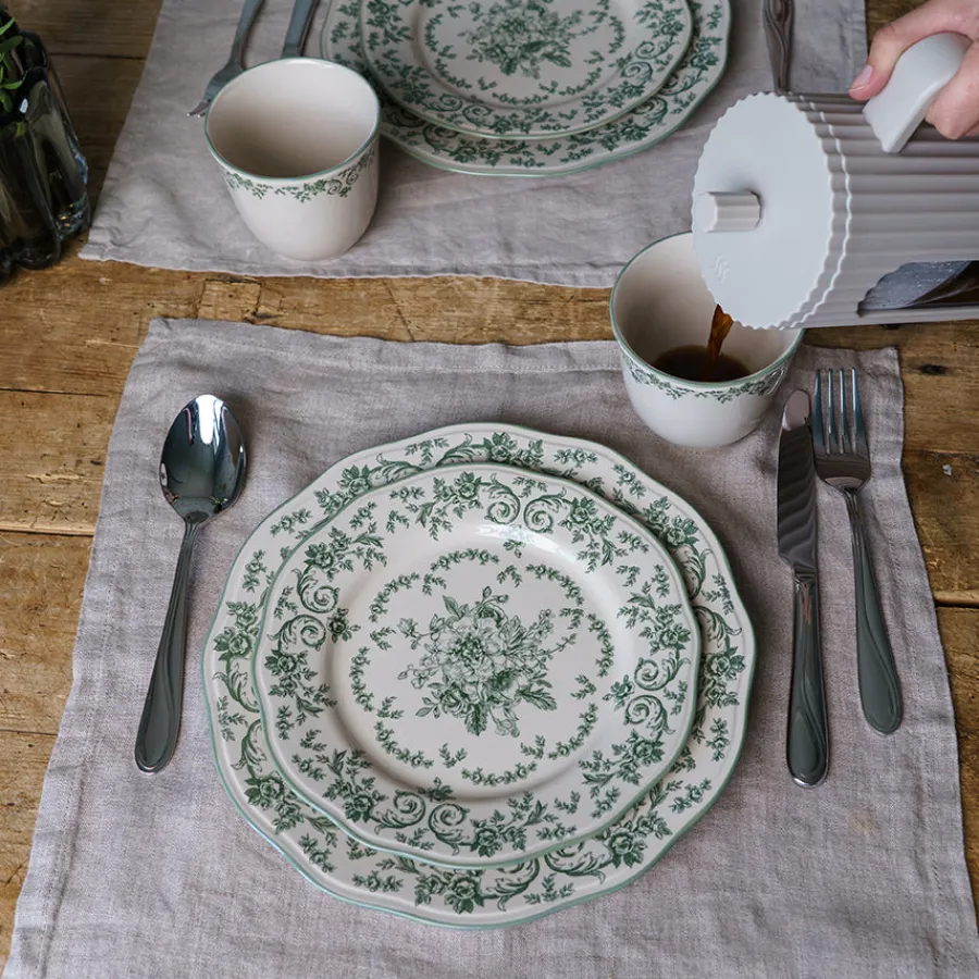 SEASONS Fall Collection Tallerken 21cm Grønn Print