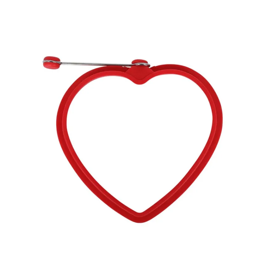 SEASONS Love Collection Hjerteform Egg/Pannekake 11cm Rød