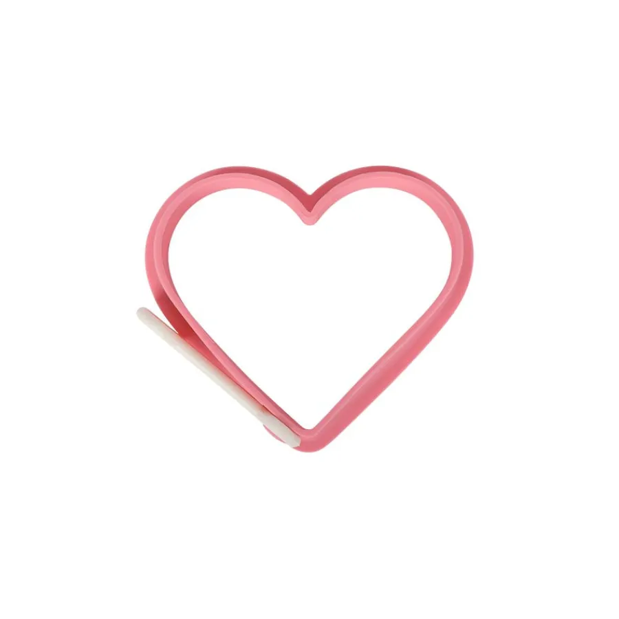 SEASONS Love Collection Hjerteform Egg/Pannekake 9cm Rosa