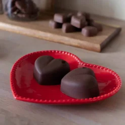 SEASONS Love Collection Hjerteformet Asjett 20cm Rød