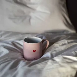 SEASONS Love Collection Krus m/ Hjerte & Prikker 42cl Rosa