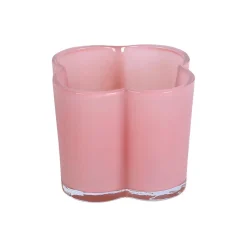 SEASONS Love Collection Lyslykt Blomst 8x8,5cm Mørk Rosa