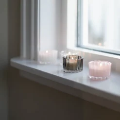 SEASONS Love Collection Lyslykt Rund 4cm Klar