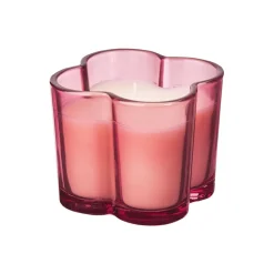 SEASONS Love Collection Stearinlys Blomst 10cm Rosa