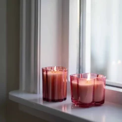 SEASONS Love Collection Stearinlys Blomst 10cm Rosa