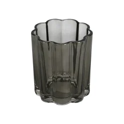 SEASONS Love Collection Telysholder Blomst 8x7cm Grå