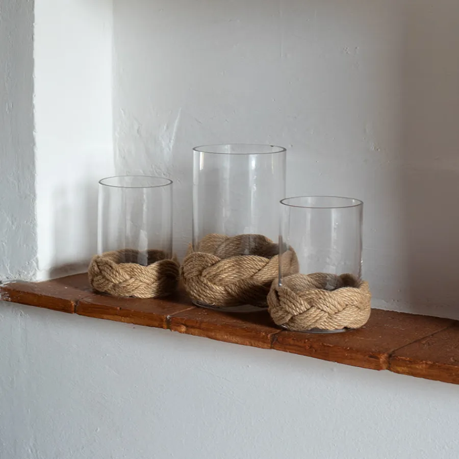 SEASONS Summer Collection Lyslykt Sylinder m/Flette 19cm