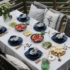 PORSGRUNDS PORSELÆNSFABRIK Sense Cobalt Tallerken 28cm 4pk