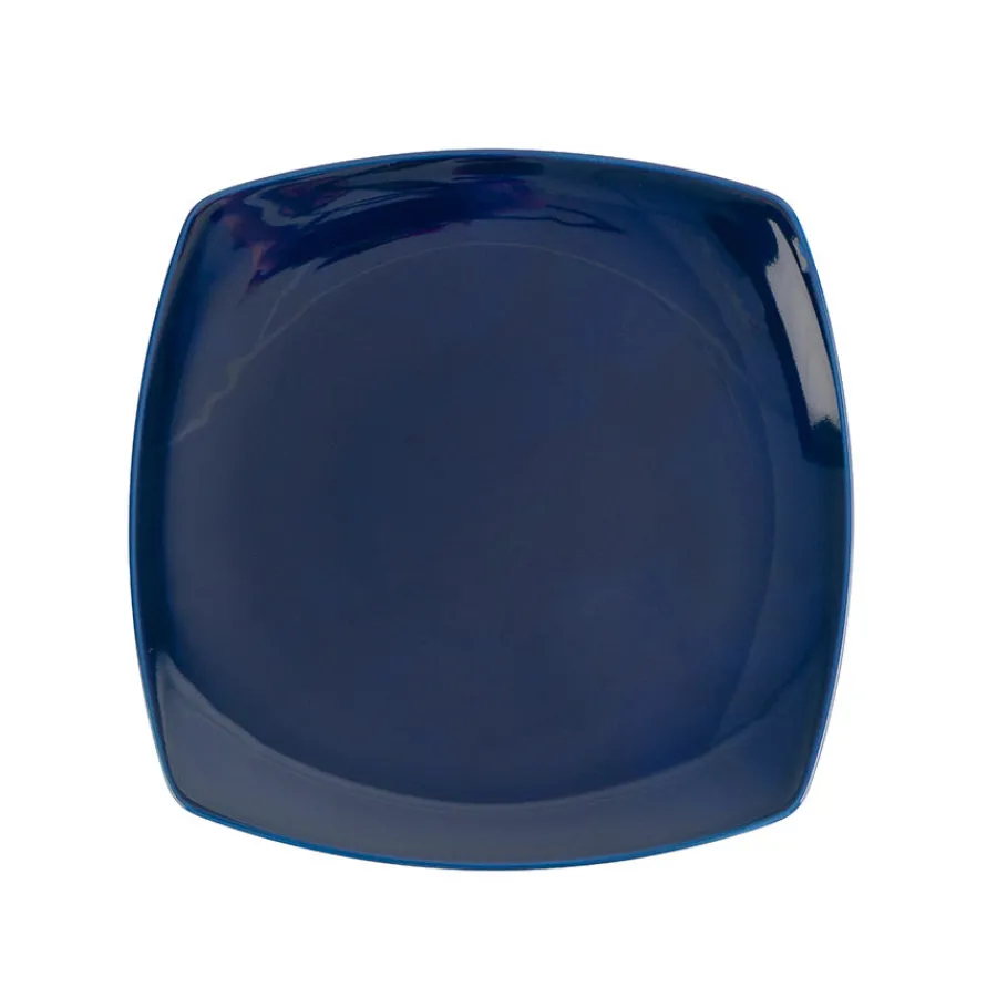 PORSGRUNDS PORSELÆNSFABRIK Sense Cobalt Tallerken Firkant 27cm 4pk