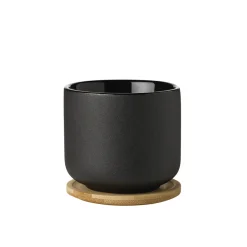STELTON Nordic Theo Krus m/Glassbrikke Sort