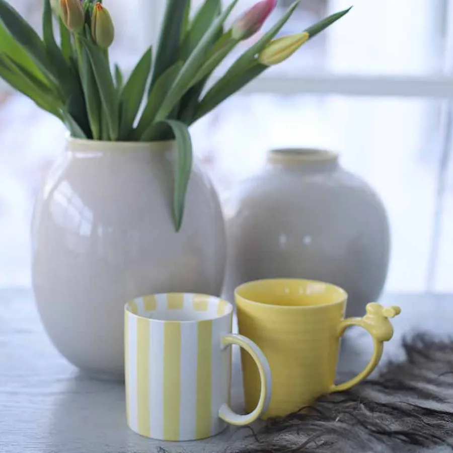 PORSGRUNDS PORSELÆNSFABRIK Stripekopp fra Porsgrunds Porselænsfabrik