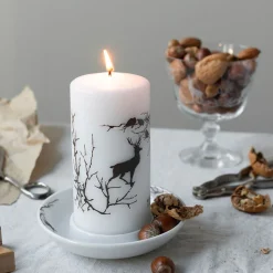 WIK & WALSØE Wik & Walsøe Alveskog Kubbelys 14x7cm