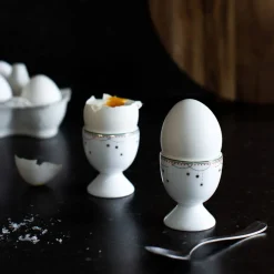 WIK & WALSØE Wik & Walsøe Julemorgen Girlander Eggeglass 2pk