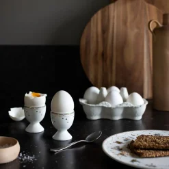 WIK & WALSØE Wik & Walsøe Julemorgen Girlander Eggeglass 2pk