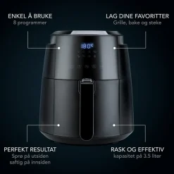 WILFA Air Fryer 1500W 3,5 Liter